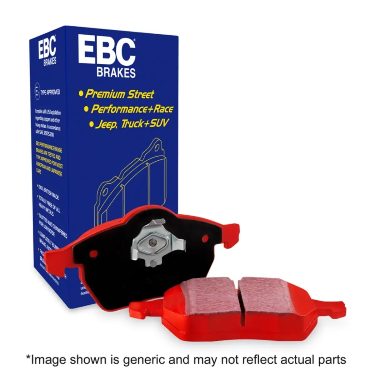 Ebc Gr86 / Brz Redstuff Brake Pads - Front (Non-Brembo) 1