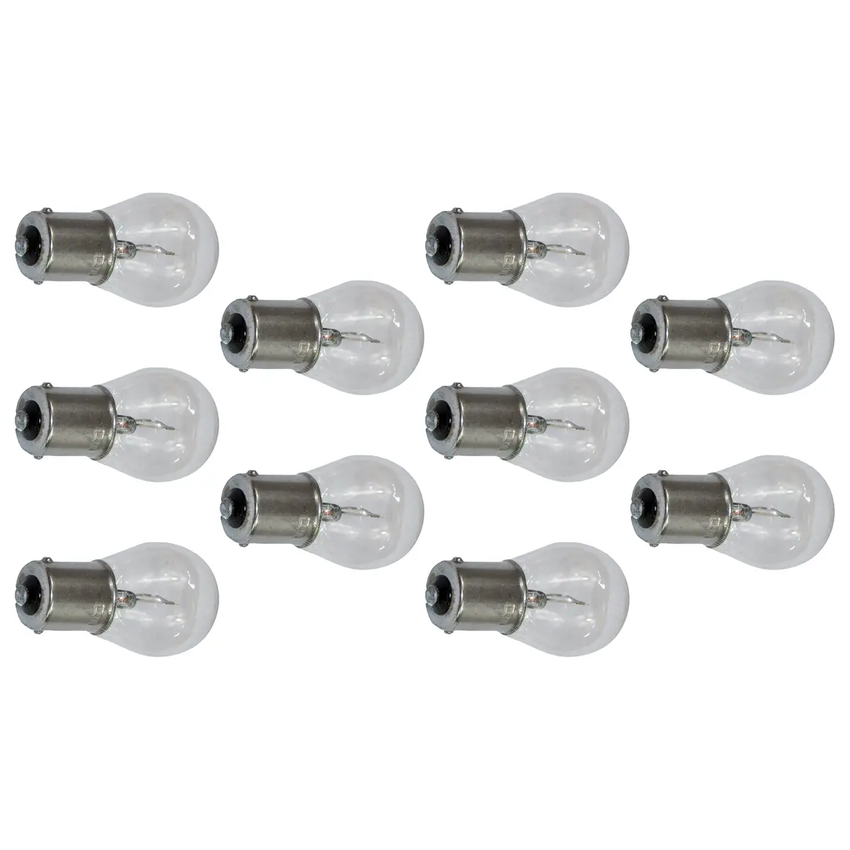 10X P21w 382 12V 21W Ba15s Bulbs Stop Indicator Single Filament Brake Indicator 2