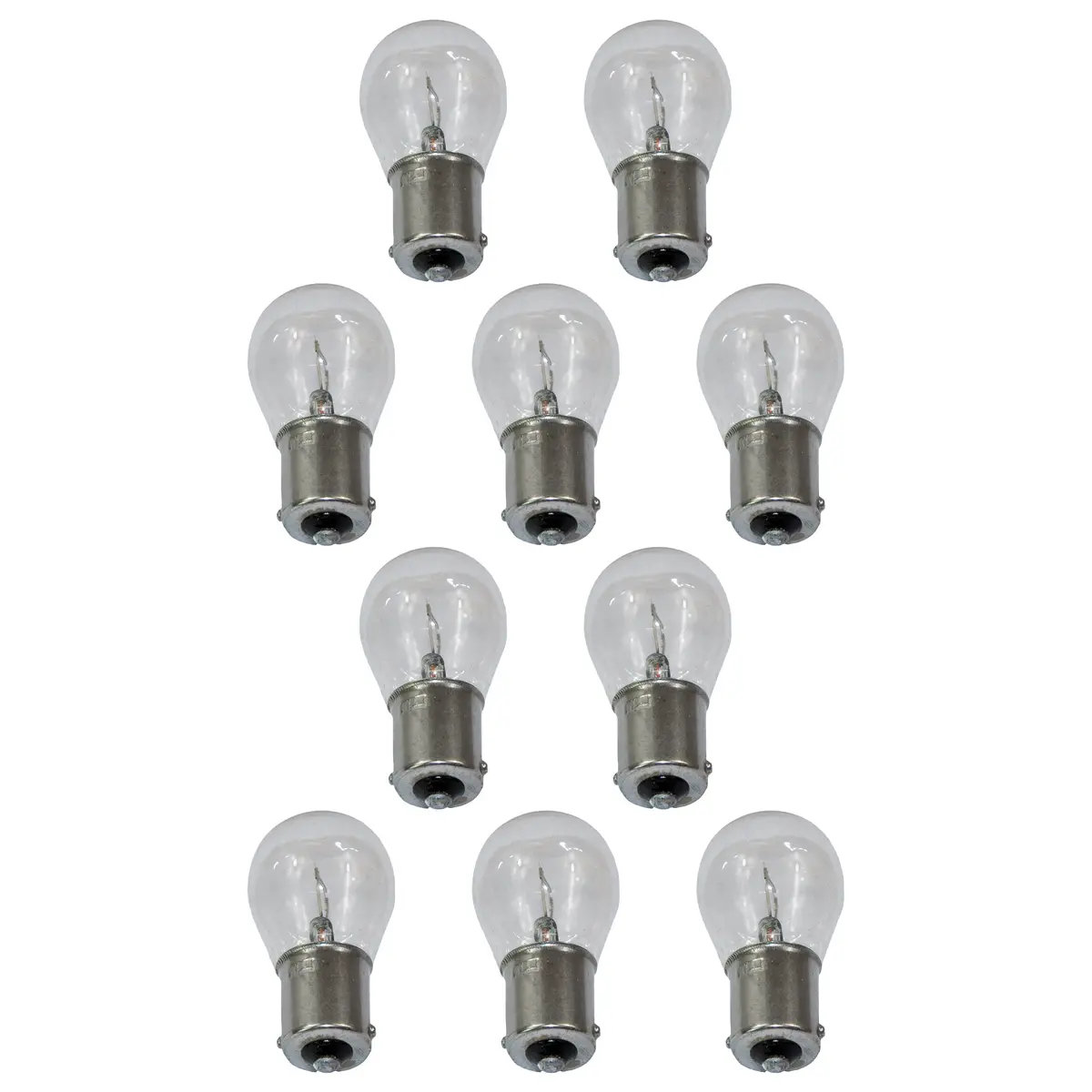 10X P21w 382 12V 21W Ba15s Bulbs Stop Indicator Single Filament Brake Indicator 1