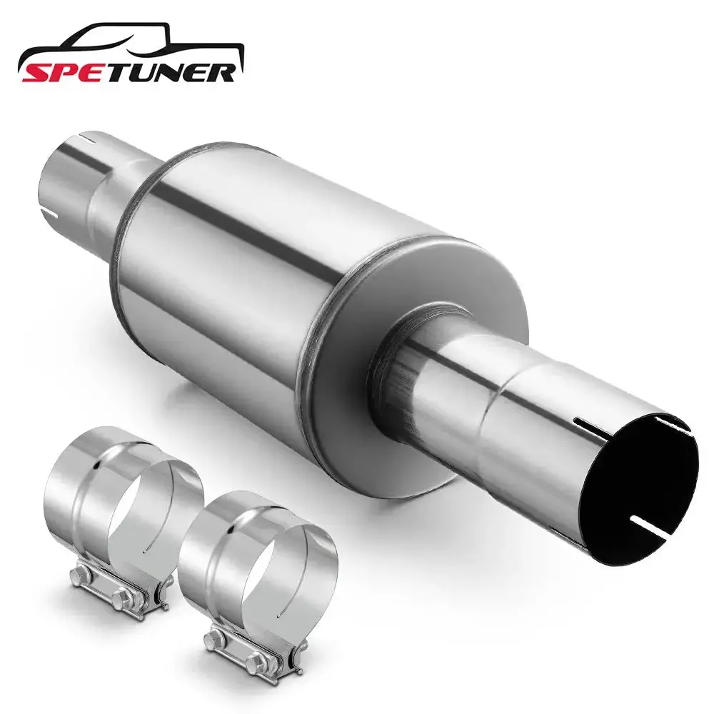4''/5'' Stainless Steel Diesel Exhaust Muffler For Dodge Ram Duramax Powerstroke 1