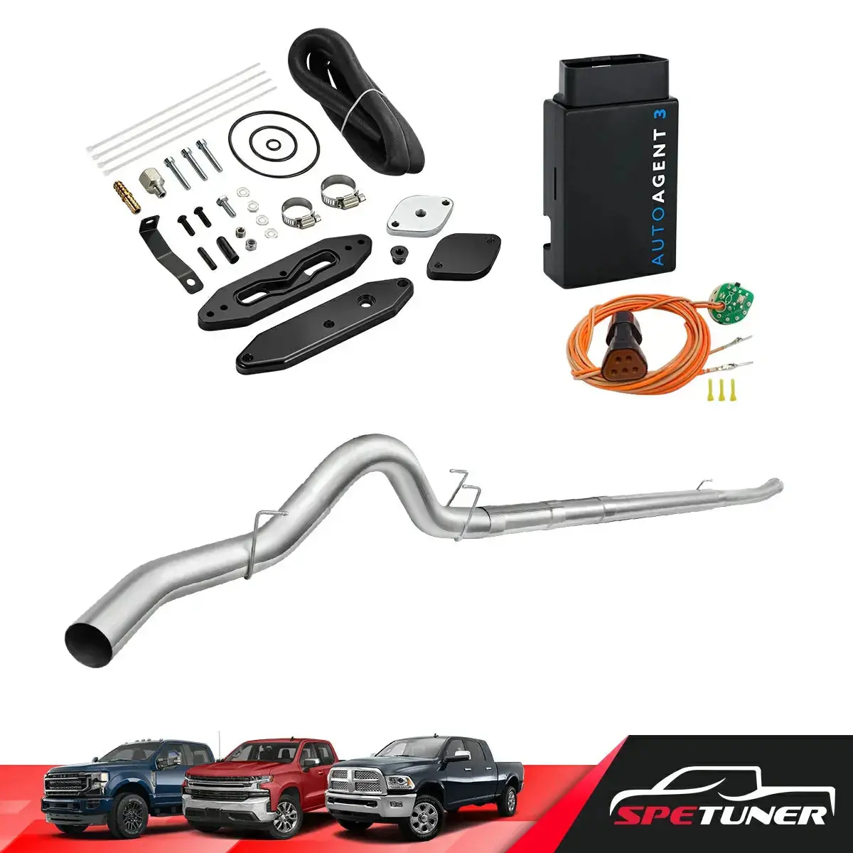 Dpf/Def/Egr All-In-One Delete Kit For 2011-2019 Ford 6.7L Powerstroke F250 F350 F450 22