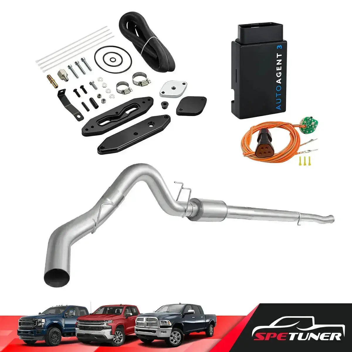 Dpf/Def/Egr All-In-One Delete Kit For 2011-2019 Ford 6.7L Powerstroke F250 F350 F450 23