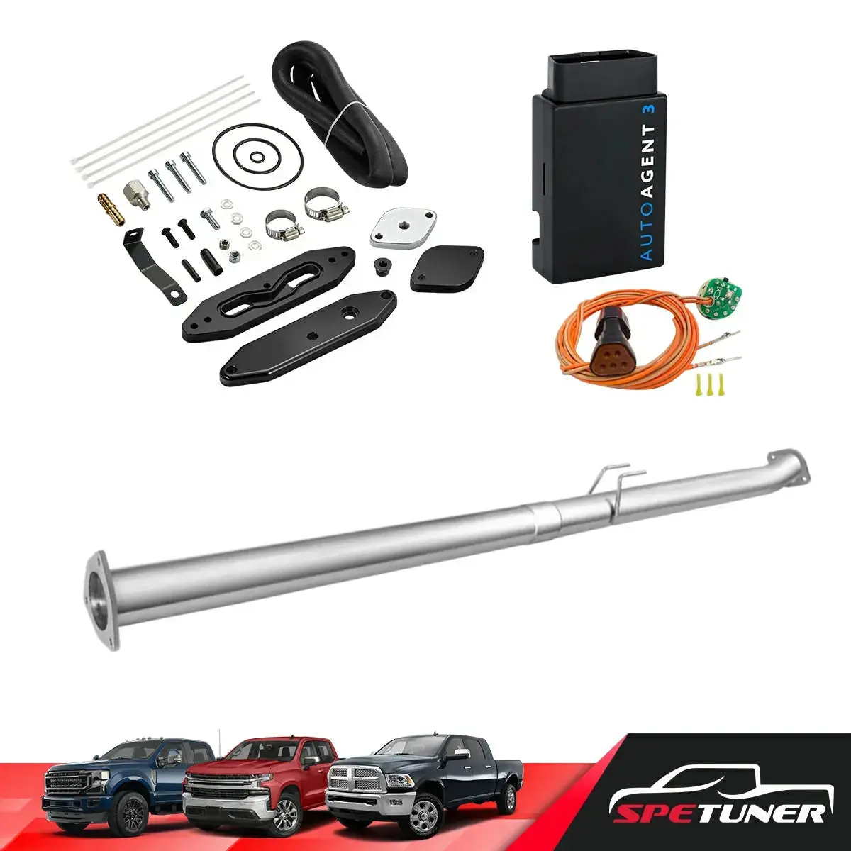 Dpf/Def/Egr All-In-One Delete Kit For 2011-2019 Ford 6.7L Powerstroke F250 F350 F450 24