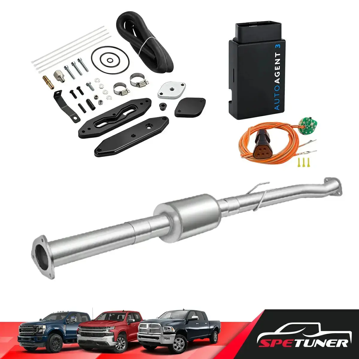 Dpf/Def/Egr All-In-One Delete Kit For 2011-2019 Ford 6.7L Powerstroke F250 F350 F450 25