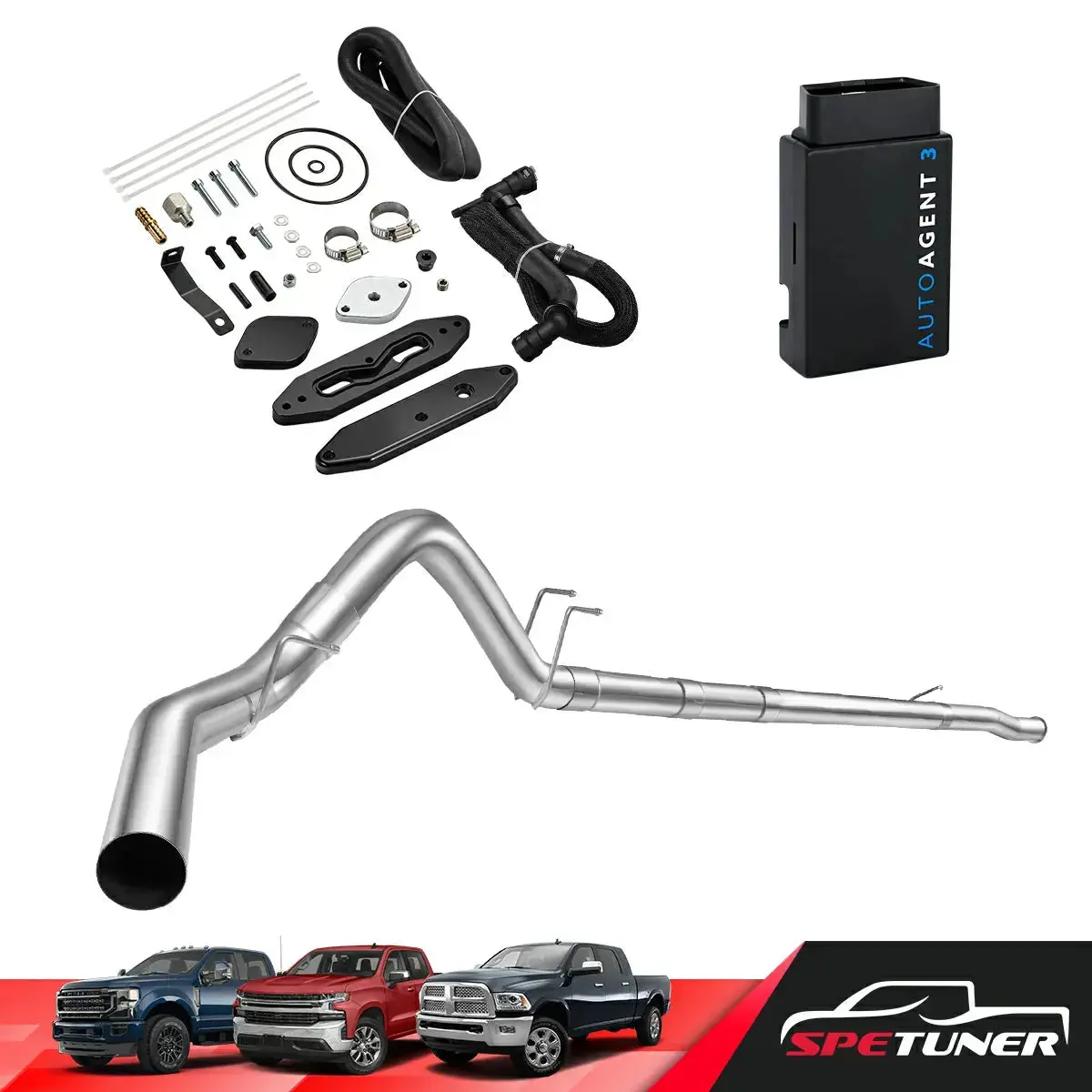Dpf/Def/Egr All-In-One Delete Kit For 2011-2019 Ford 6.7L Powerstroke F250 F350 F450 13