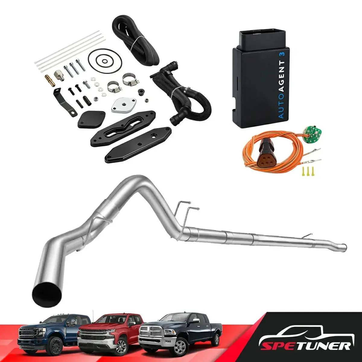 Dpf/Def/Egr All-In-One Delete Kit For 2011-2019 Ford 6.7L Powerstroke F250 F350 F450 18