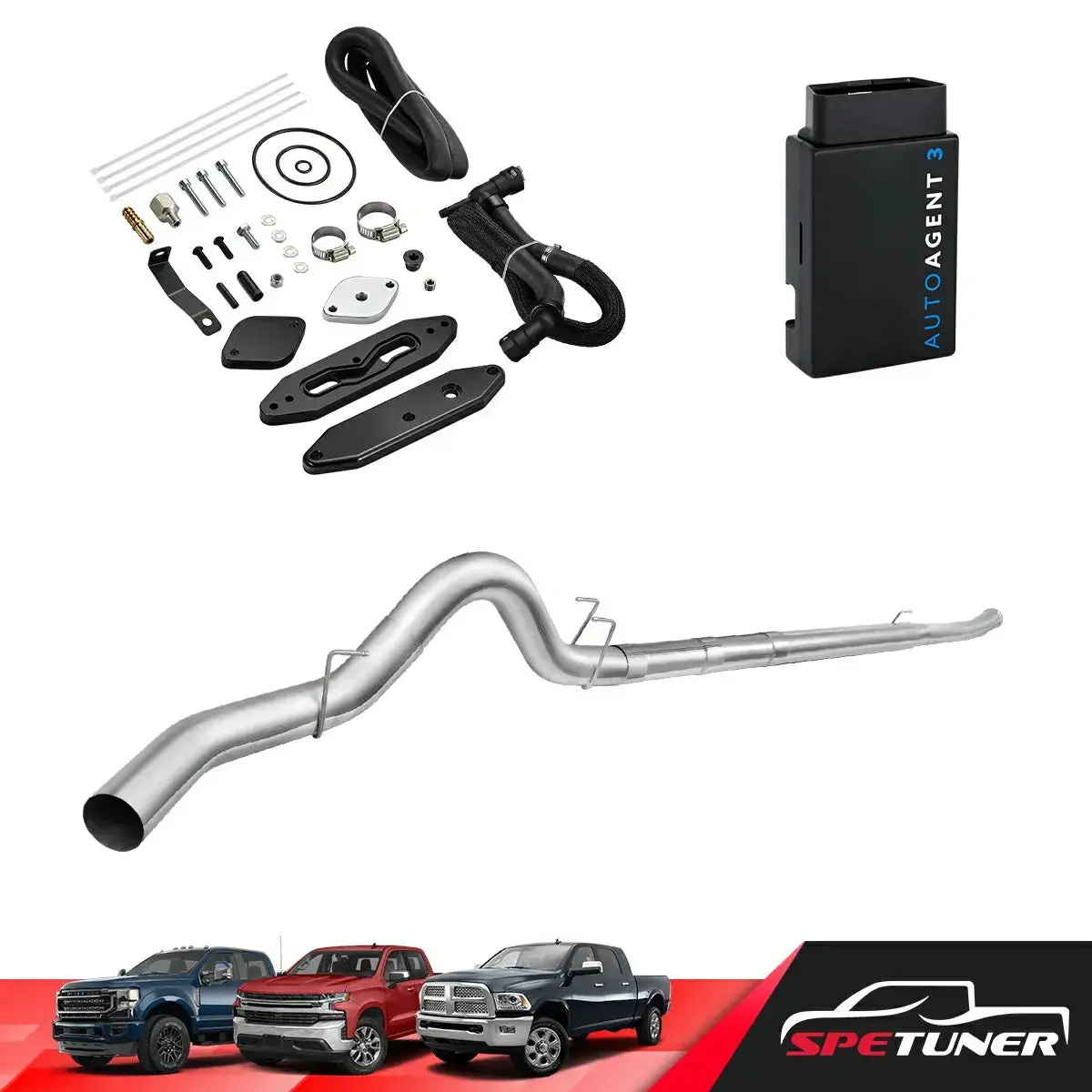 Dpf/Def/Egr All-In-One Delete Kit For 2011-2019 Ford 6.7L Powerstroke F250 F350 F450 15