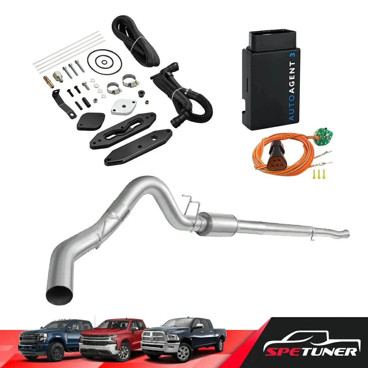 Dpf/Def/Egr All-In-One Delete Kit For 2011-2019 Ford 6.7L Powerstroke F250 F350 F450 19