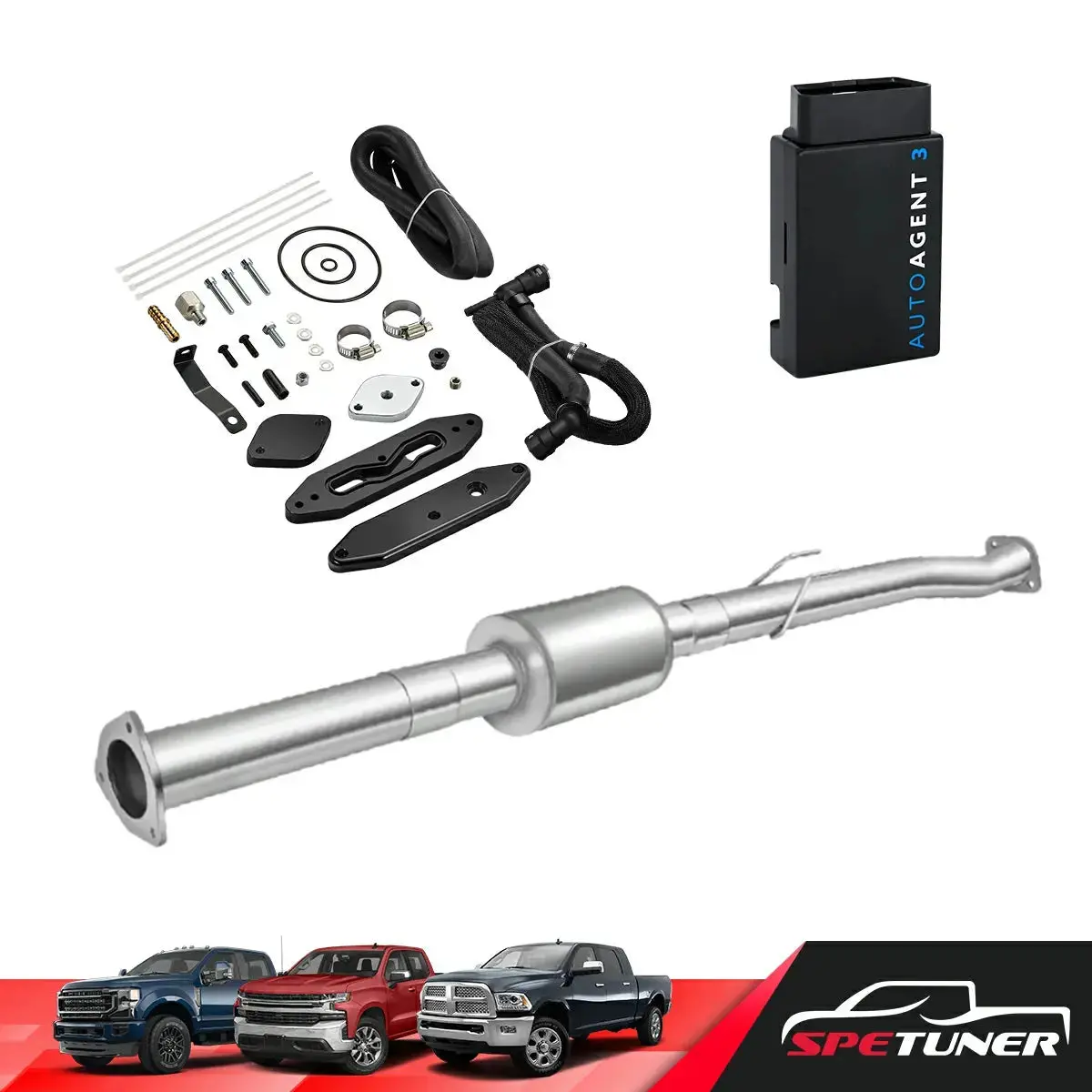 Dpf/Def/Egr All-In-One Delete Kit For 2011-2019 Ford 6.7L Powerstroke F250 F350 F450 12