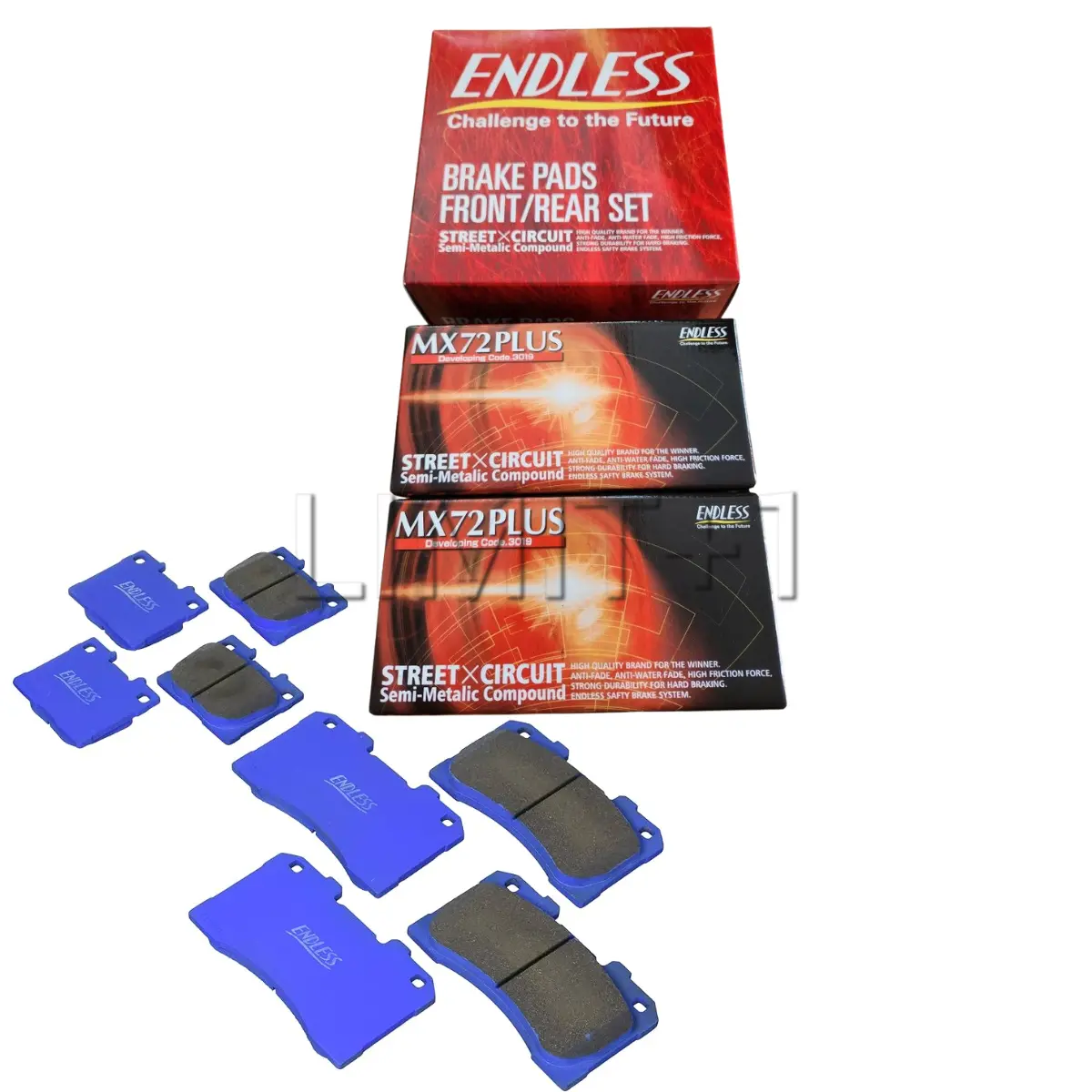 Endless Gr86 / Brz Mx72+ Brake Pads (Non-Brembo) 1