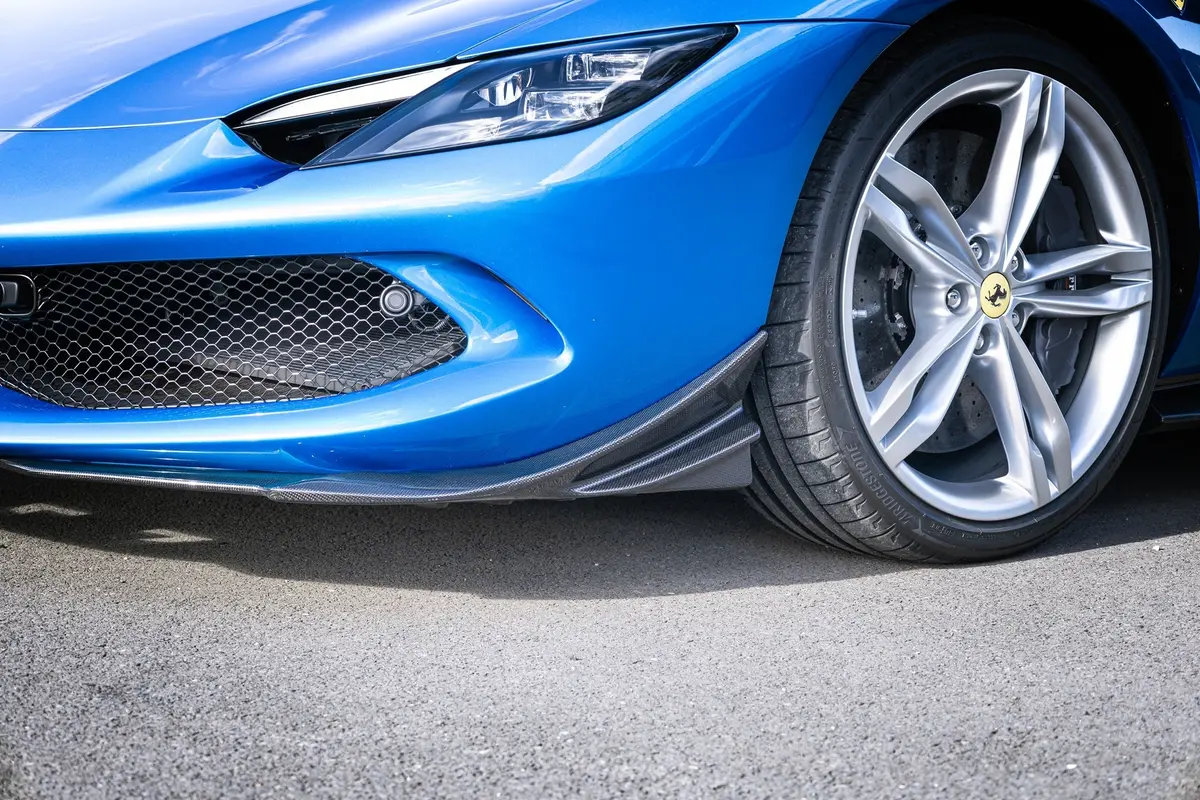 Capristo Carbon Fiber Front Spoiler Wings - Ferrari 296 1