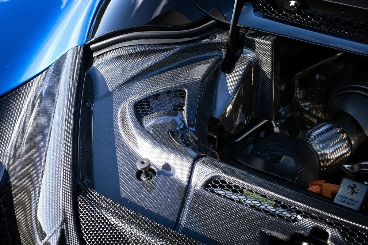 Capristo Carbon Fiber Engine Bay Covers - Ferrari 296 Gts 1