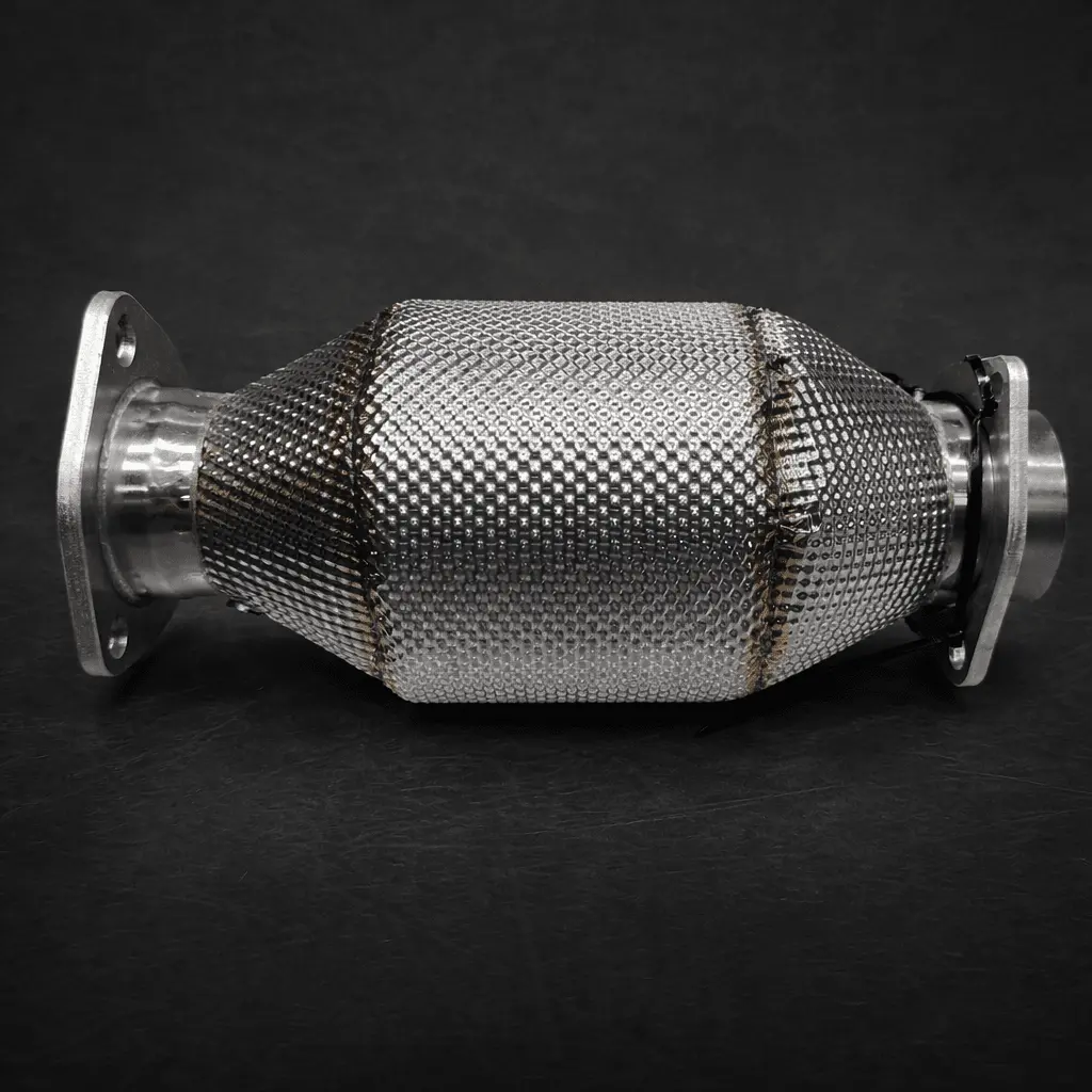 Capristo Sport Secondary Cat + Metal Heat Shields - Ferrari 308Qv/328/Mondial 3.2/Qv 1