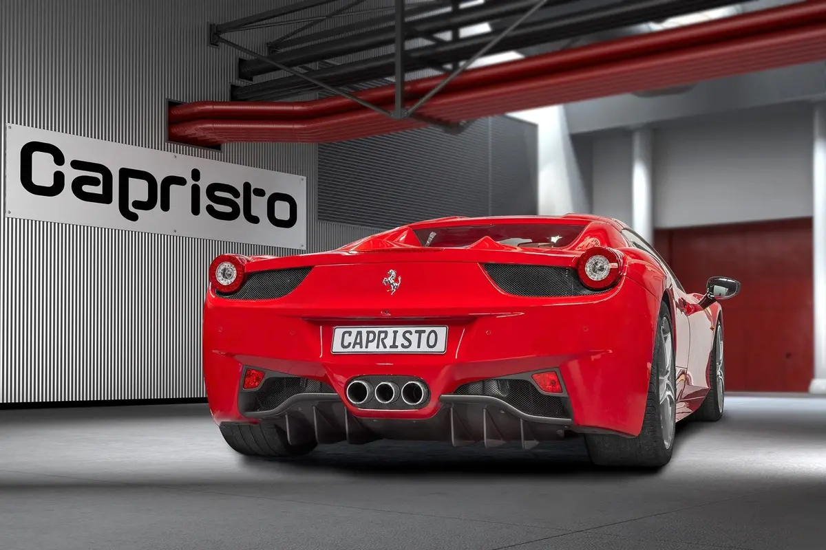 Capristo Carbon Fiber Rear Diffuser - Ferrari 458 Italia/ Spider 1