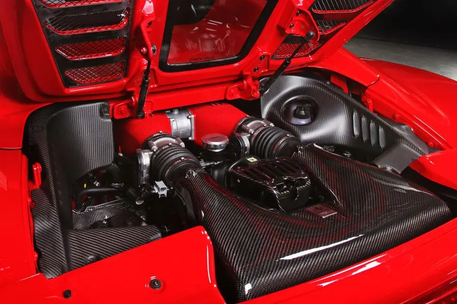 Capristo Carbon Fiber Side Engine Covers - Ferrari 458 Spider/ Aperta 1