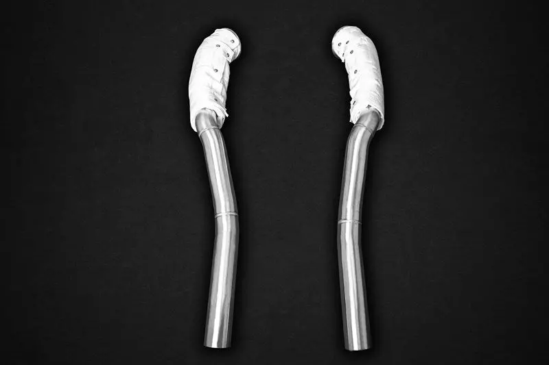 Capristo Cat Spare Downpipes + Heat Blankets - Ferrari F12/ 812 Superfast 1