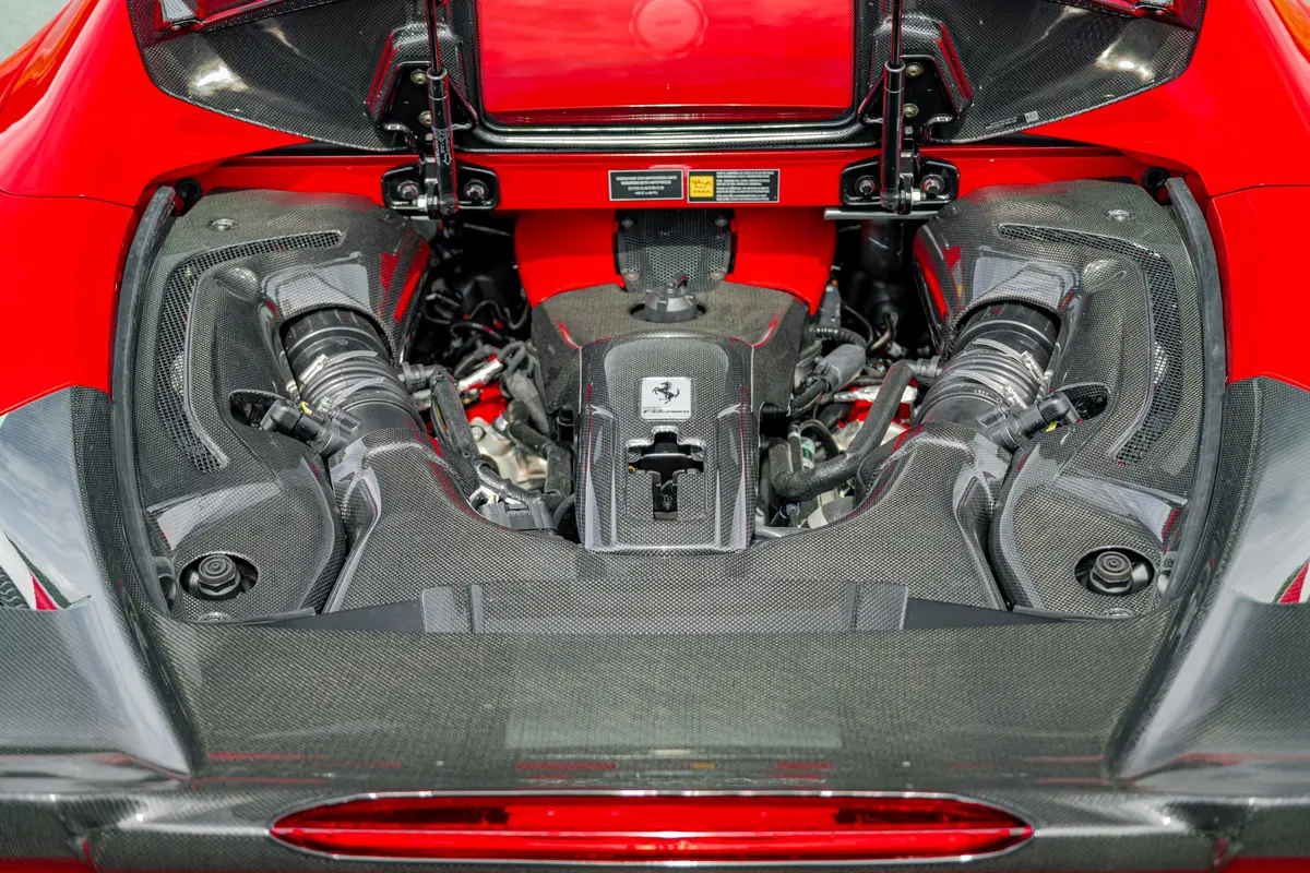 Capristo Carbon Fiber Engine Side Covers - Ferrari F8 Spider 1