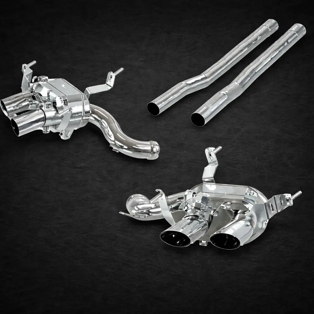 Capristo Valved Exhaust + Straight Mid-Silencer Replacement (Oe Actuators) - Ferrari Purosangue 1