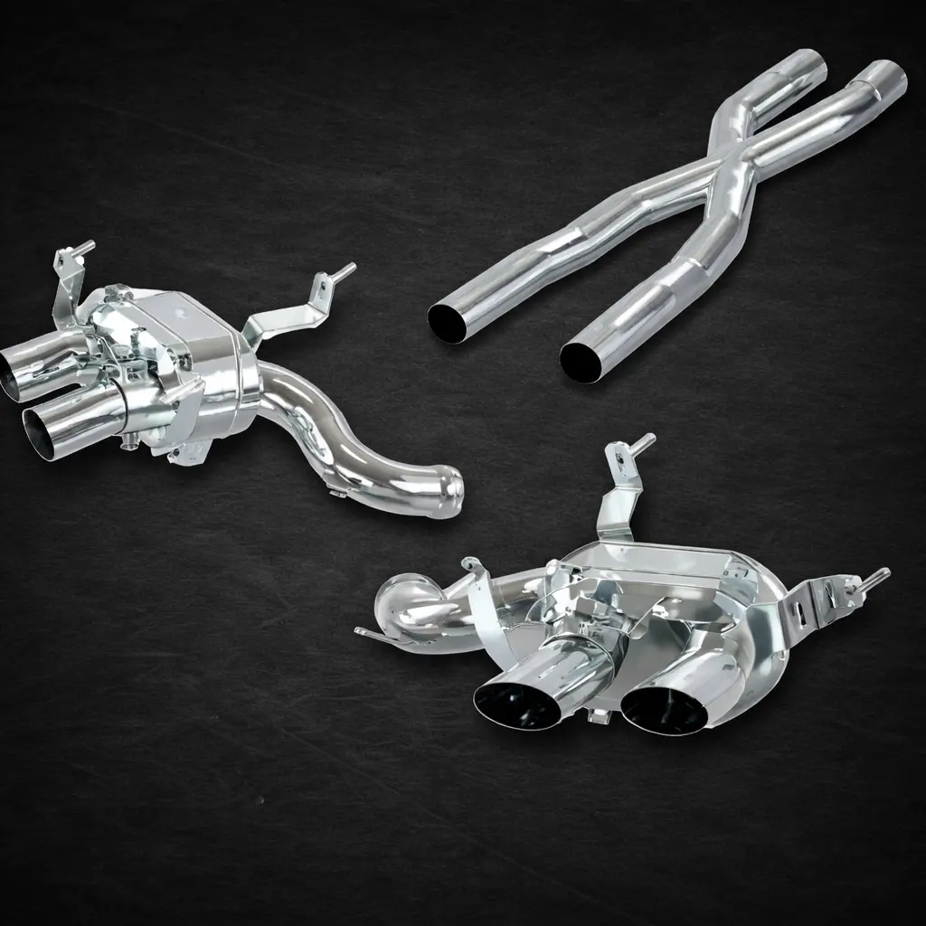 Capristo Valved Exhaust + X-Pipe Mid-Silencer Replacement (Oe Actuators) - Ferrari Purosangue 1