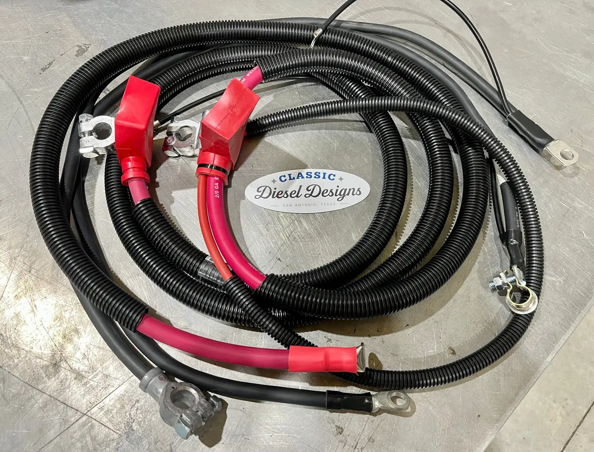 Obs 7.3 Powerstroke Replacement Battery Cables (1994-1997) 1