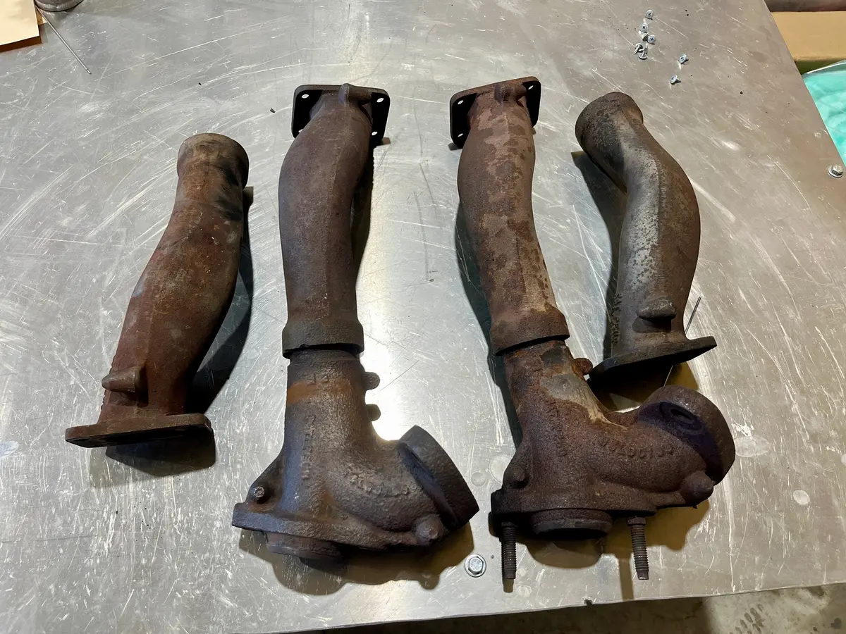 6.9/7.3 Idi Factory Turbo/Ats 093 Y & Up Pipe Sets 1