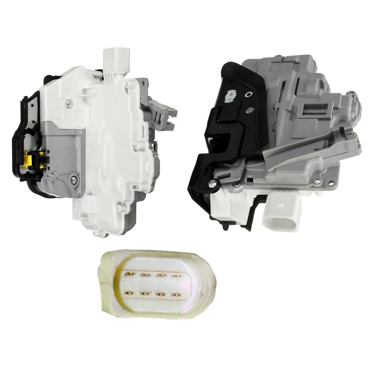 Pair Front Left Door Lock Actuator Mechanism For Audi: A3, A4, A6, A6 Allroad, A8, Seat: Exeo 1