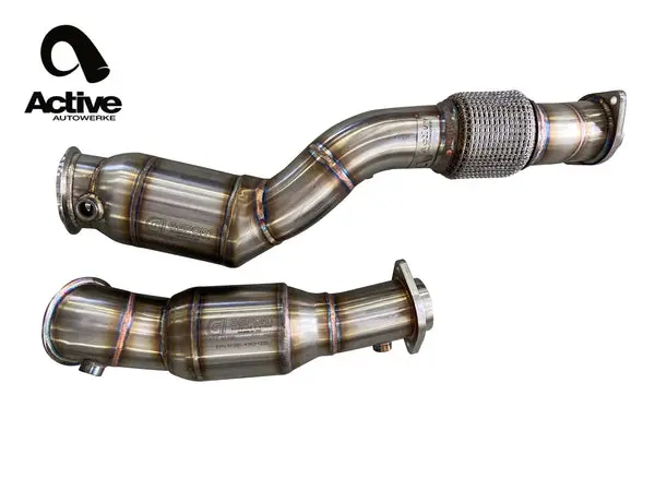 Active Autowerke Downpipes With Aflow Cats – G87 M2 | G80 M3 | G82 M4 (S58) 1