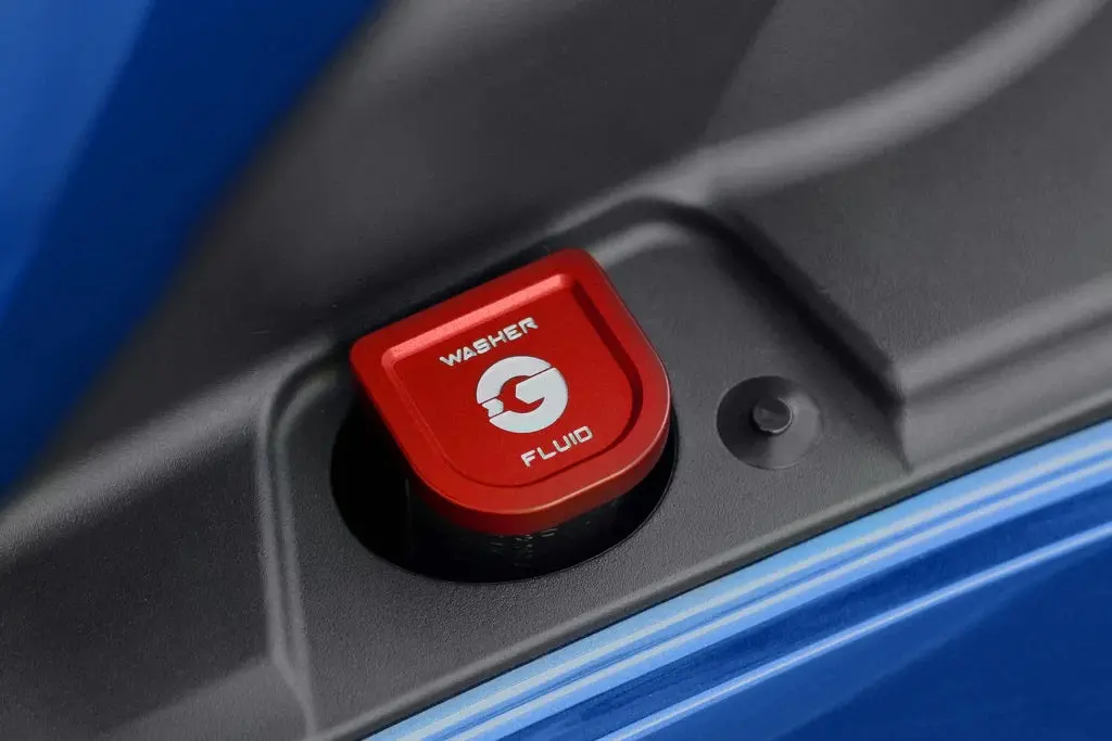 Goldenwrench Gr Supra Blackline Performance Edition Red Billet Washer Fluid Cap 2