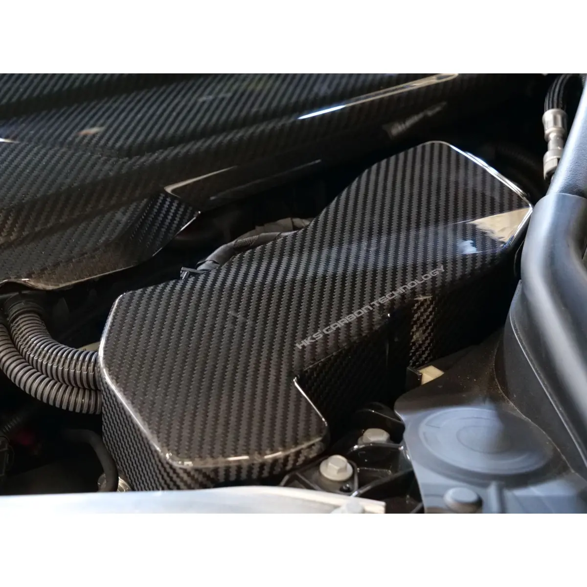Hks Gr Supra Dry Carbon Fuse Box Cover 1