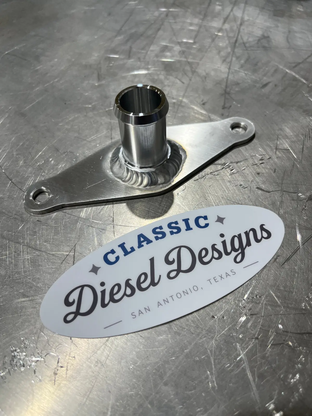 Billet Cdr To Tube Adapter For 6.9/7.3 Idi Turbo Kits 1