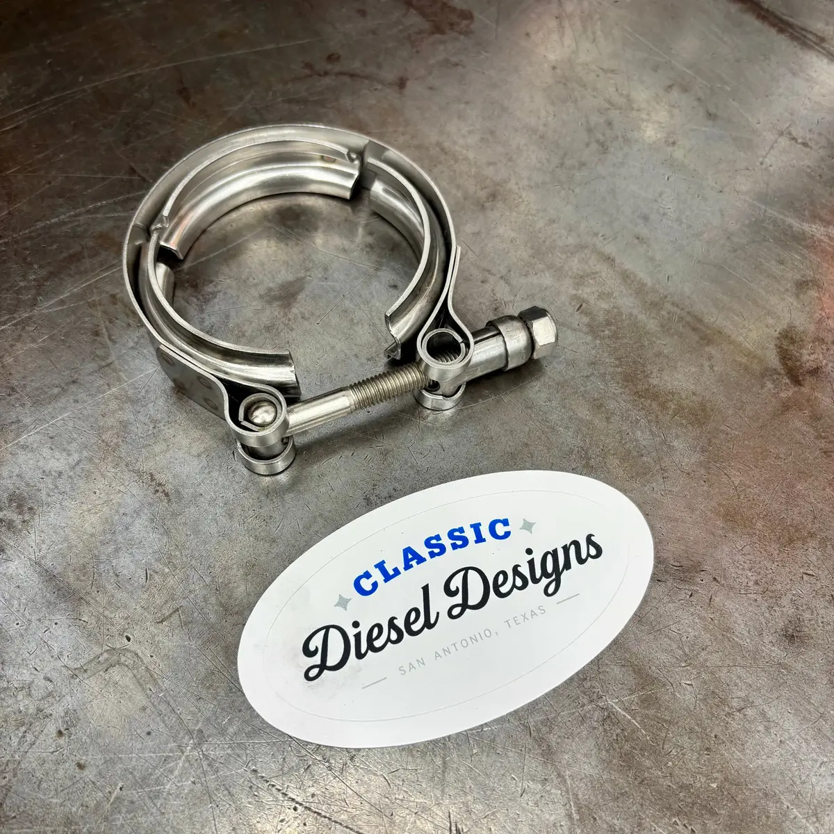 7.3 Idi Factory Turbo & Ats 093 Downpipe Clamp 1