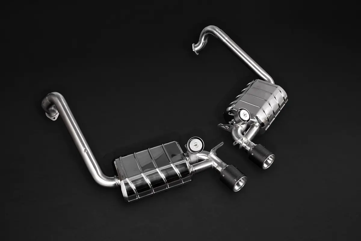 Capristo Valved Exhaust + Carbon Tips (Ces3/Pse) - Porsche 981/ 982 Boxster/ Cayman/ Gt4/ 718 1