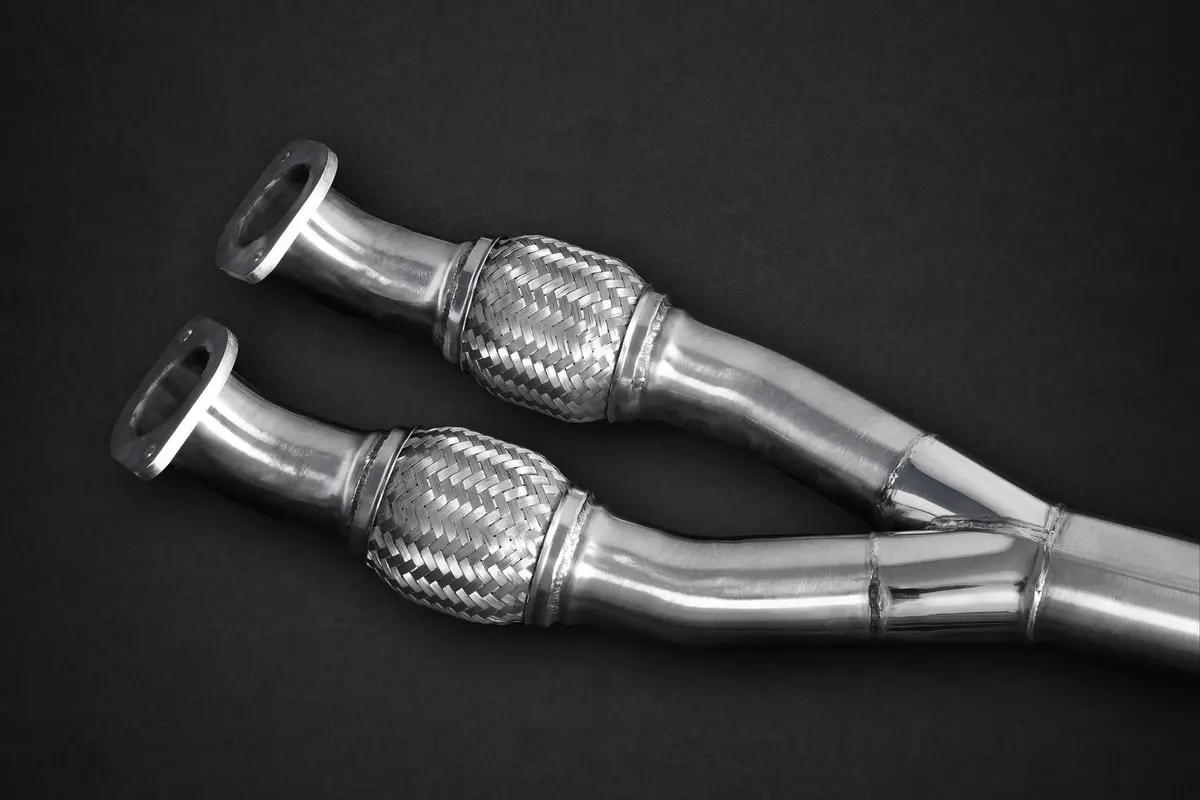 Capristo Center Silencer Replacement (Y-Pipe) With Secondary Cat Spare - Nissan Gtr Mk3/4/Nismo 1