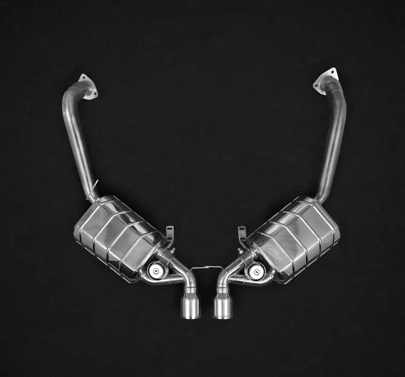 Capristo Valved Exhaust W Cat Spares (Ces3) - Porsche 987.2 Boxster/ Cayman 1