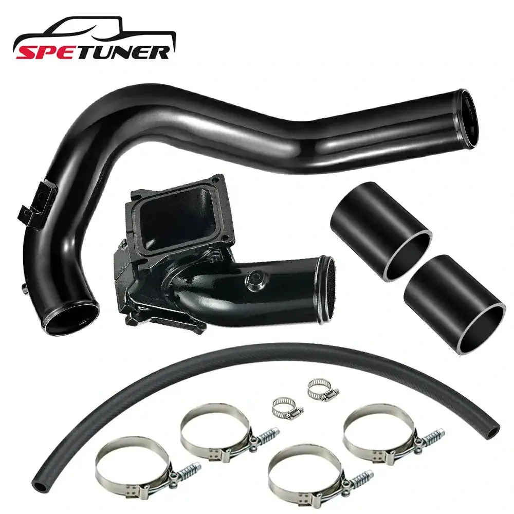 3'' Cold Side Intercooler Pipe Y-Bridge For 2006-2010 6.6 Duramax Lbz Lmm 1