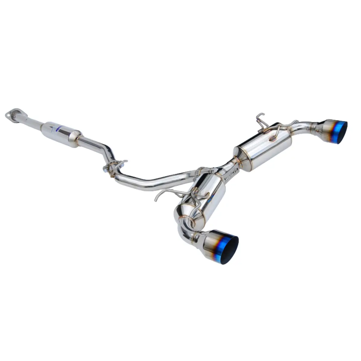 Invidia Gr86 / Brz N2 Cat-Back Exhaust W/Titanium Burnt Tips 1