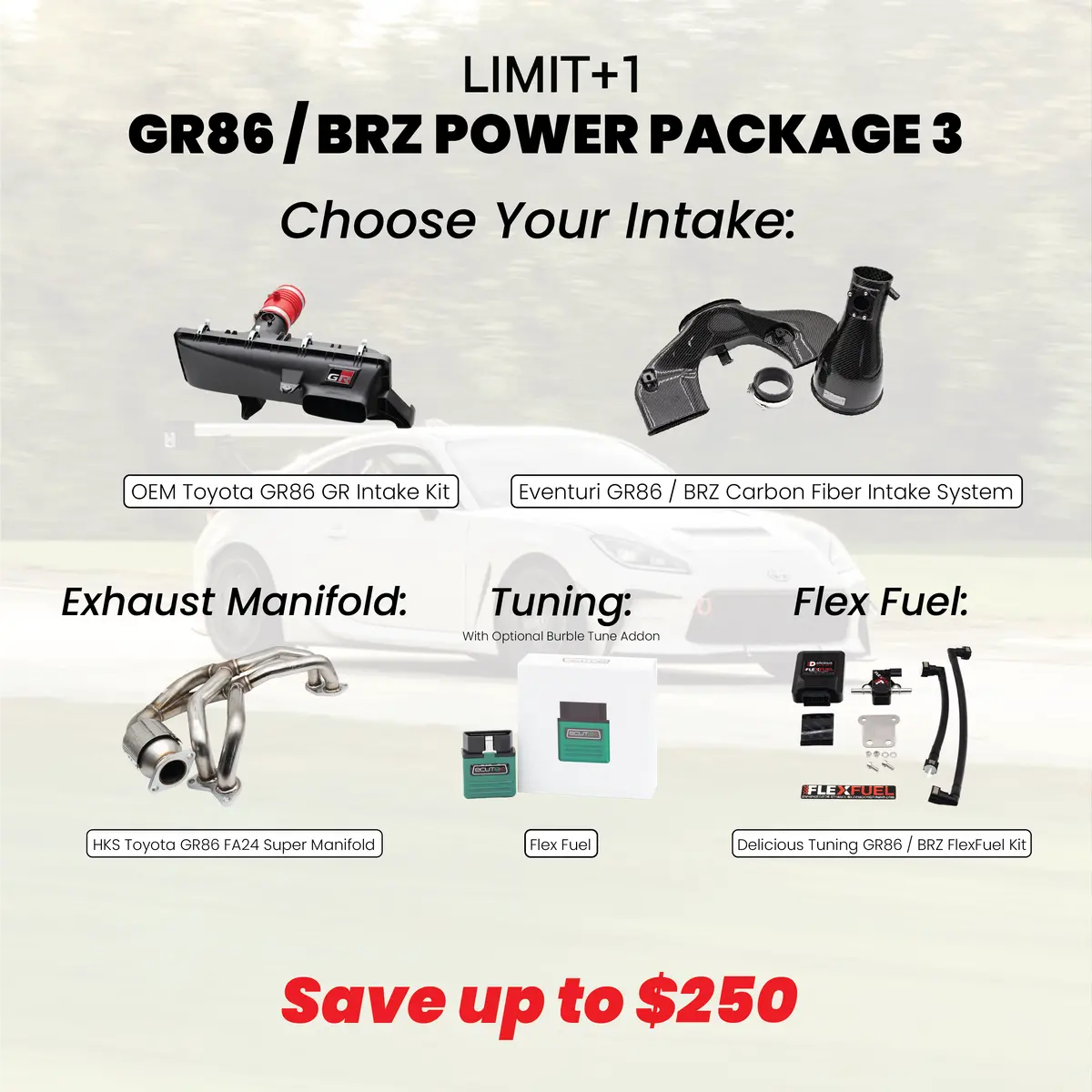 Limit+1 Gr86 / Brz Power Package 3 1