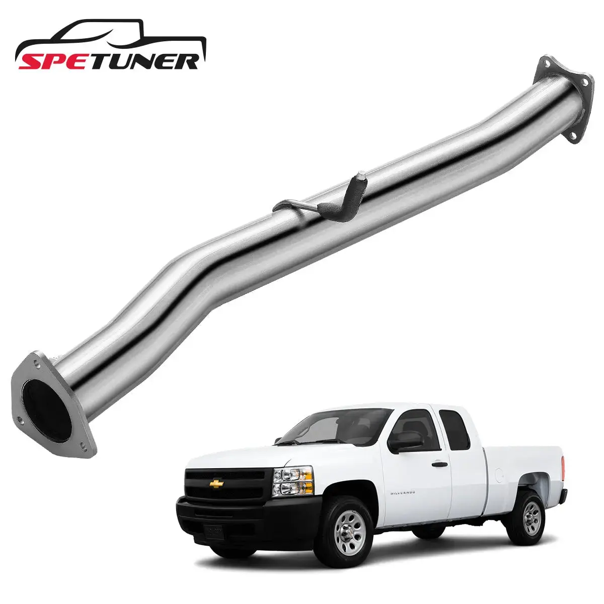 4"/5" 2007.5-2010 Lmm  6.6L Duramax Dpf Delete Race Pipe 1
