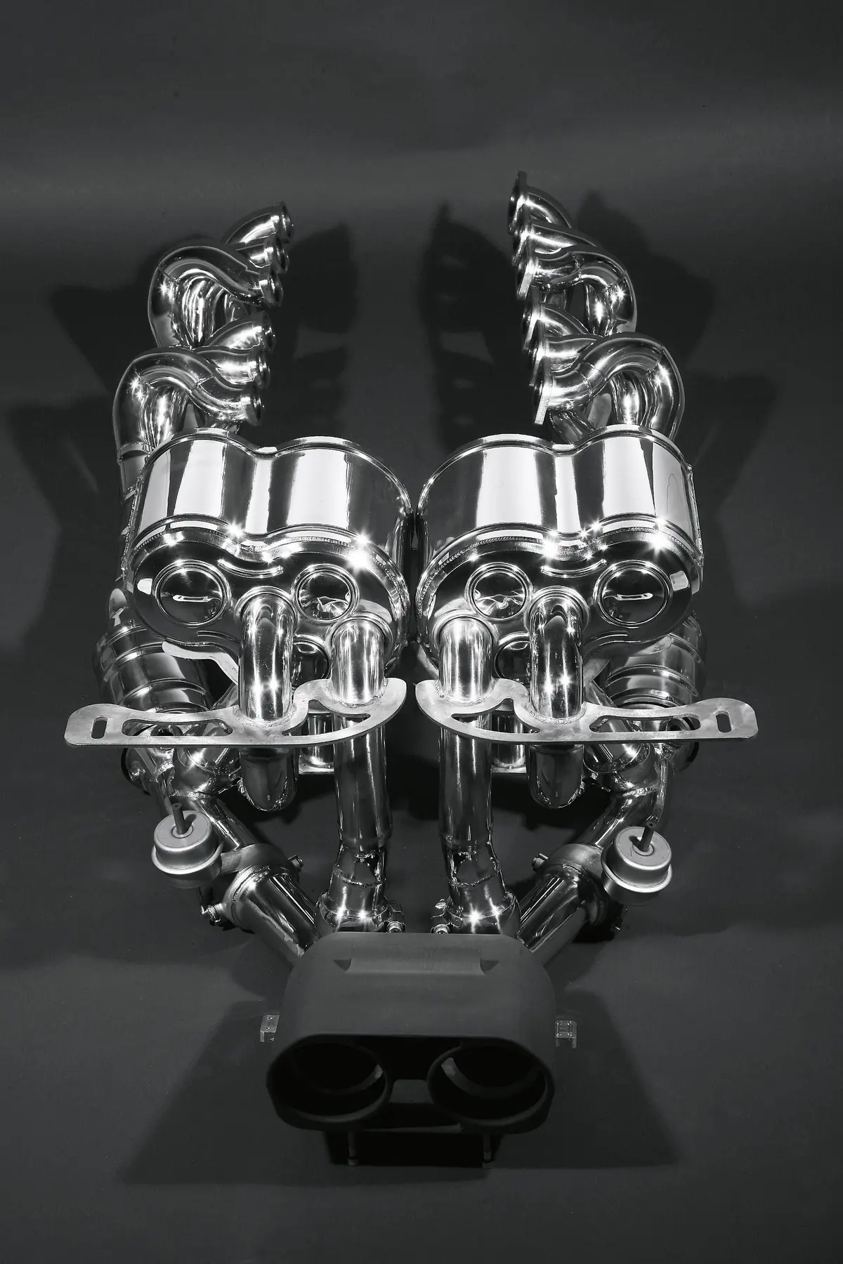 Capristo Racing Valved Exhaust W/ Headers + Sport Cats + Ceramic Coated Tip - Lamborghini Murcielago Lp670 Sv 1