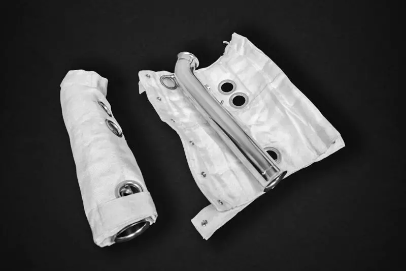Capristo Primary Cat Spare Pipes + Heat Blankets - Lamborghini Murcielago Lp580 1