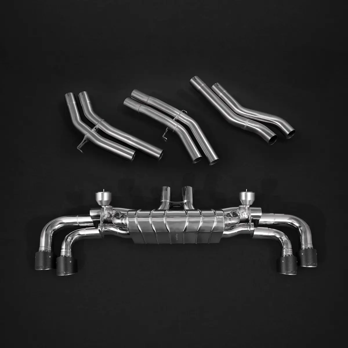 Capristo Valved Exhaust With Mid-Silencer Spare And Wicrom Tips (Oe Actuators) - Lamborghini Urus/S 1