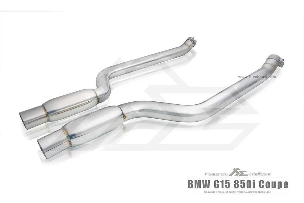 Fi Exhaust Front Pipe + Mid X-Pipe + Valvetronic Muffler (Retains Oem Valve Settings - No Remote) - G14/ G15/ G16 M850i 2019-Up 2