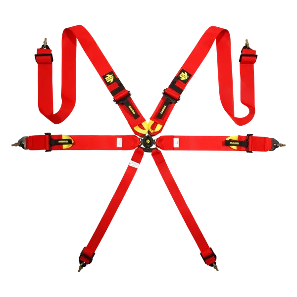 Momo Corsa 6-Point Harness - (Fia 8853-2016) 2