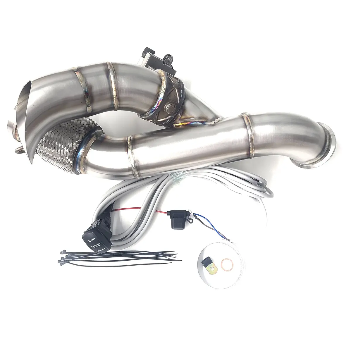 Can Am Maverick R Shocker Downpipe (Electronically Adjustable Exhaust!) Brp 1