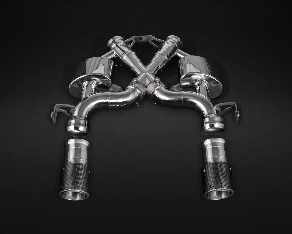 Capristo Valved Exhaust + Carbon Tips (Ces3) - Mclaren 675Lt 1