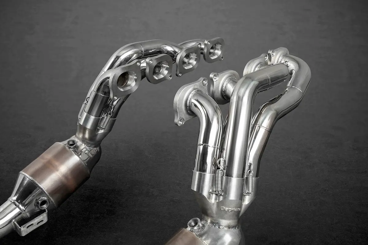 Capristo Headers + 250 Cell Sport Cats + Post Cat Spares - Mercedes C63 Amg, C63 Amg Black Series (W204) 1