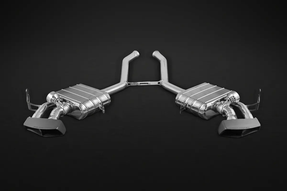 Capristo Valved Mufflers W Ceramic Tips (Ces3) - Mercedes Amg Ml63 (W164) 1