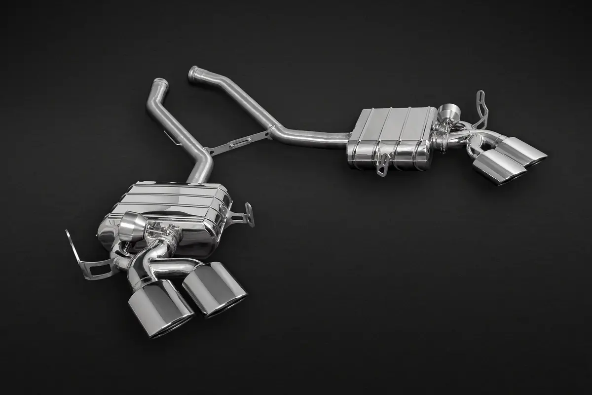 Capristo Valved Mufflers W Ss Tips (Ces3) - Mercedes Amg Ml63 (W164) 1