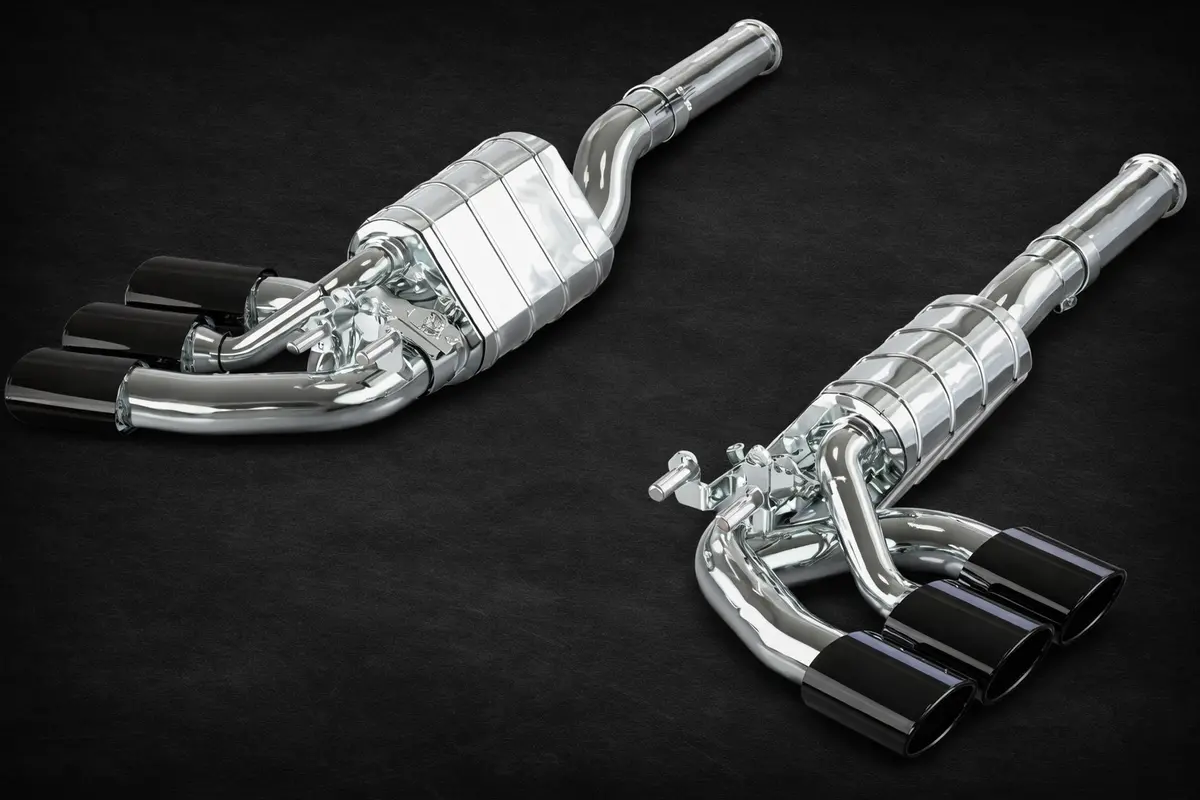Capristo Valved Triple Mufflers (Oe Actuators) - Mercedes G63 Amg (W465) 2