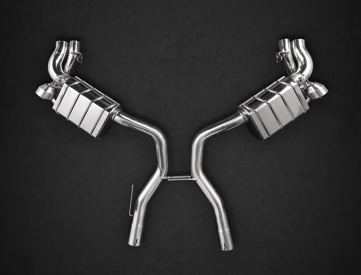Capristo Valved Exhaust + Mid-Pipes (Oe Actuators) - Mercedes Amg S63/ 560/ 500 (C217) 1
